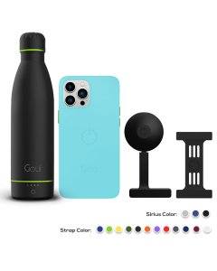 Goui Cover Cyan Blue + Strap + Sirius + Black Loch Offer OG1453