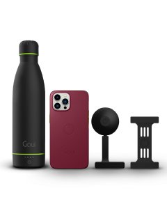 Goui Cover Maroon + Strap + Sirius + Black Loch Offer OG1414